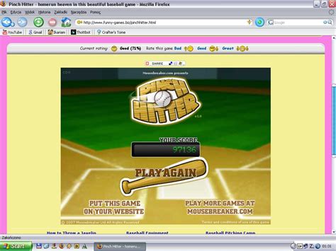 If you enjoyed the game, make sure to also play our other baseball games or. Pinch Hitter - homerun heaven in this beautiful baseball game