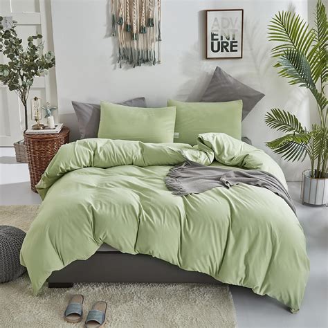 Clothknow Sage Green Comforter Set Twin Green Comforter