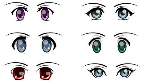 Tipos De Ojos Anime Créditos Al Creador Dibujos De Ojos Tipos De