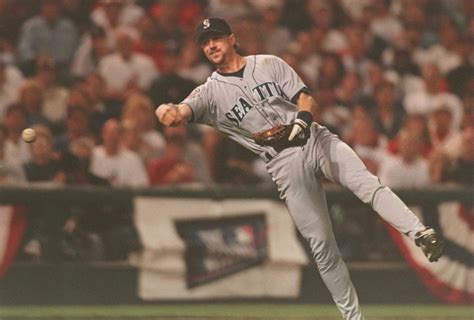 13 Oct 1995 Seattle Third Baseman Mike Blowers In Action During The