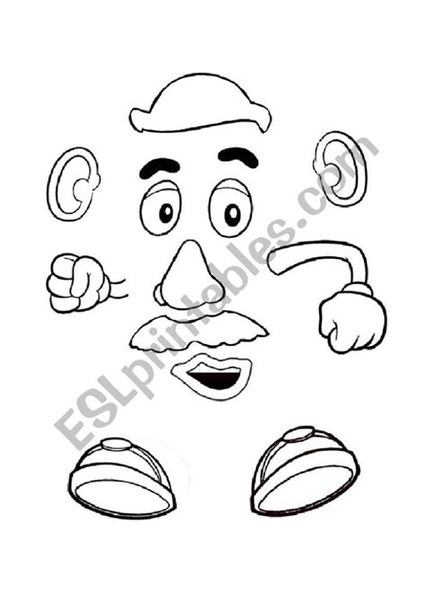 Mr Potato Head Body Parts Printable