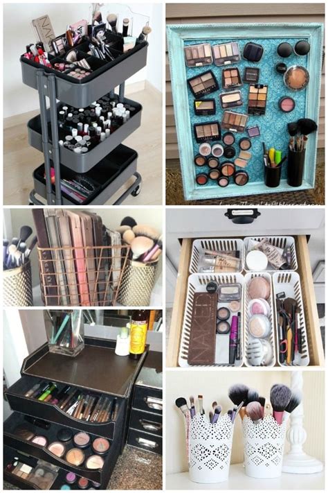 11 genius makeup storage ideas makeup storage bathroom organization makeup dollar store diy