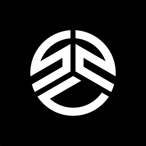 Szv Letter Logo Design On Black Background Szv Creative Initials
