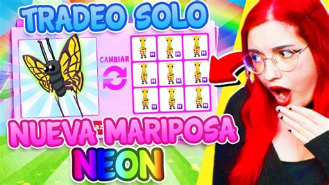 Tradeo Solo La Nueva Mariposa NeÓn De Aniversario Y Me Dieron Mucho