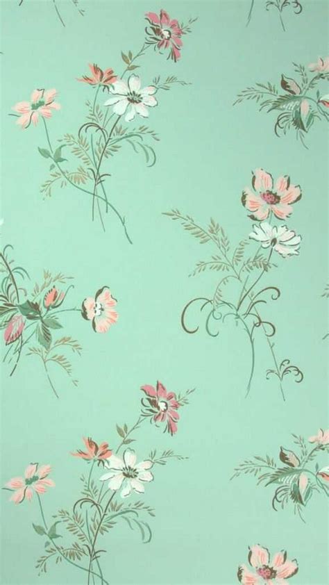 Mint Floral Wallpapers Top Free Mint Floral Backgrounds Wallpaperaccess