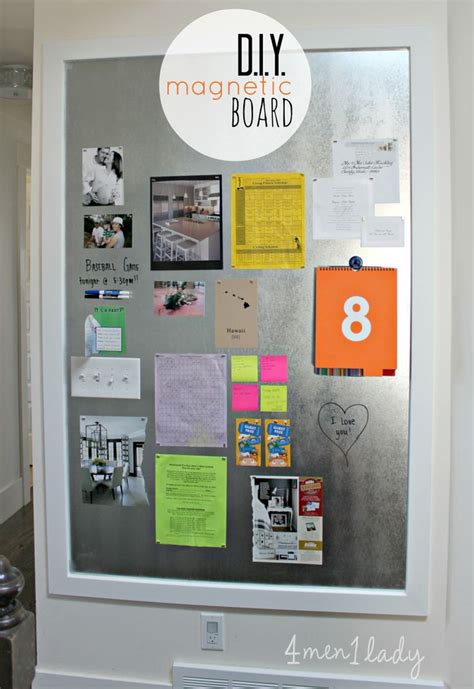 Diy Home Office Organizing Ideas • Ohmeohmy Blog Diy Magnet Board