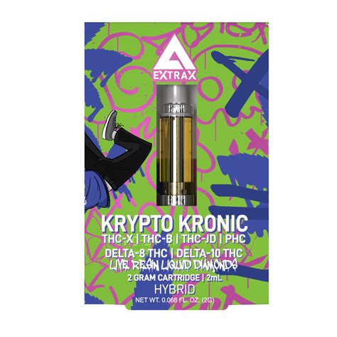 Krypto Kronic Cartridges 2g Thc X Collection Delta Extrax