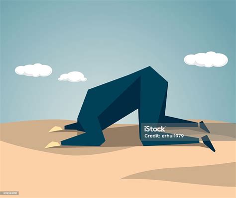 Head In The Sand Stock Illustration Download Image Now Istock