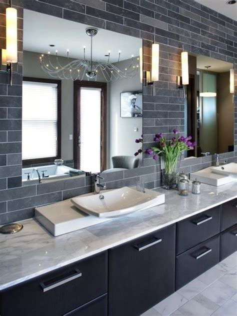 This color represents modern and you should consider selecting tiles with certain grey tones that will work out timelessly and that will be for the best looking bathroom, you should use the tiles on the wall and floor. 37 grey slate bathroom wall tiles ideas and pictures