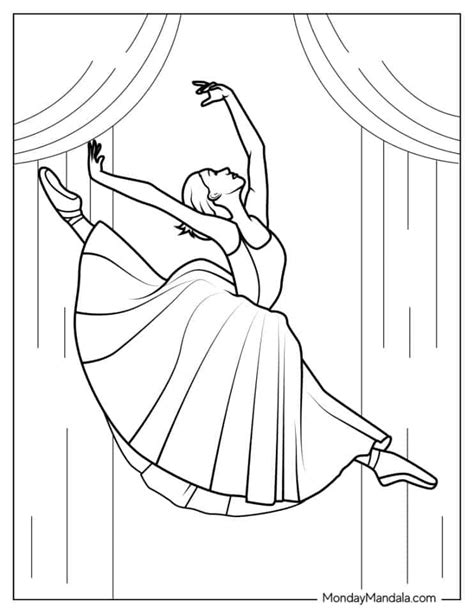 20 Ballerina Coloring Pages Free Pdf Printables