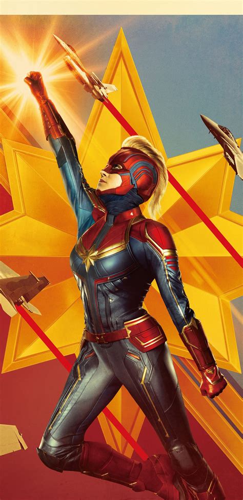 Download 1440x2960 Carol Danvers, Captain Marvel, Artwork Wallpapers