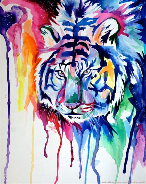 Rainbow Tiger By Lucky978 On Deviantart