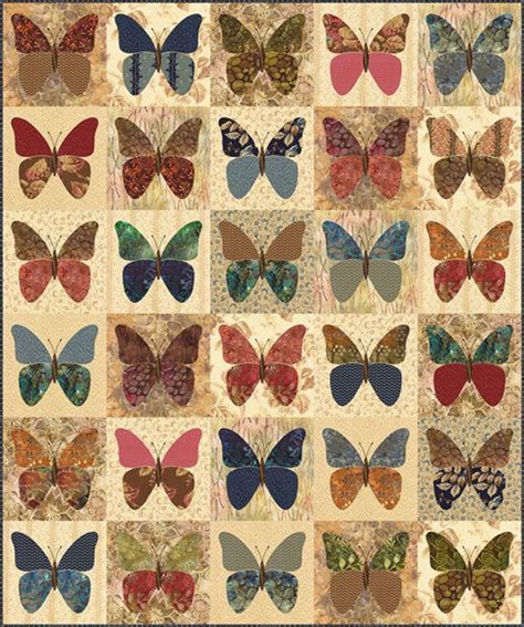 Butterflies Quilt Pattern By Edyta Sitar Laundry Basket Etsy