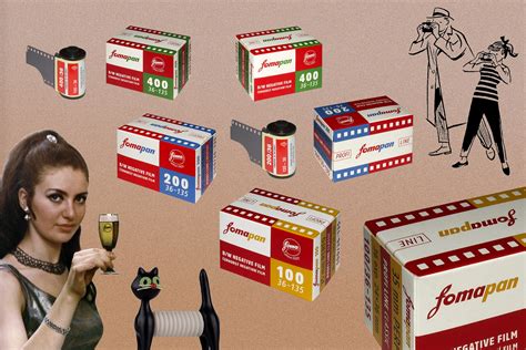 Film Friday Foma Bohemia Releases Retro Inspiring Packaging For Its