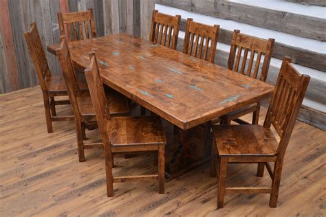 Cabin And Country Decorating Ideas By Timberland Wooden Dining Table