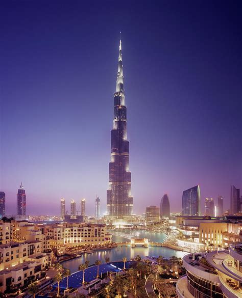 Downtown Dubai With The Burj Khalifa By Eschcollection