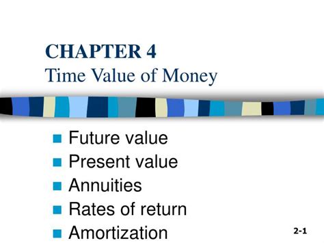 Ppt Chapter 4 Time Value Of Money Powerpoint Presentation Free