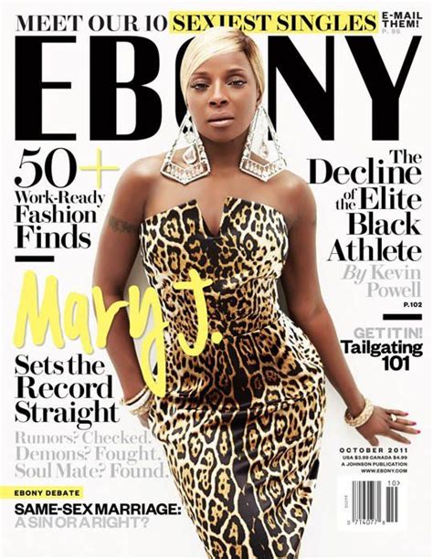 Mary J Blige ♥ Ebony Magazine Ebony Magazine Cover Black Magazine