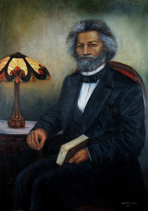 Portrait Of Frederick Douglass Painting By Sylvia Castellanos Fine