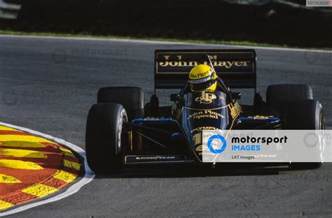 Ayrton Senna Lotus 97t Renault European Gp Motorsport Images