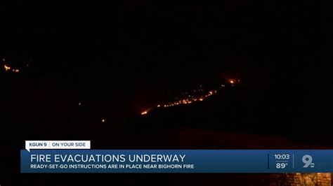 Bighorn Fire Grows To 6200 Acres At 1o Percent Containment Youtube