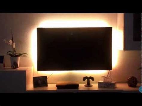 Wandhalterung tv monitor bis 55 wandabstand 7 cm + hintergrund beleuchtung. LED TV Hintergrundbeleuchtung nachrüsten/selber bauen ...