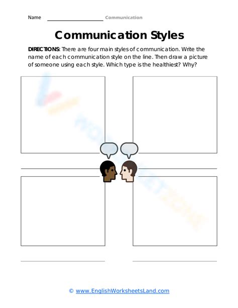 Communication Styles Worksheet