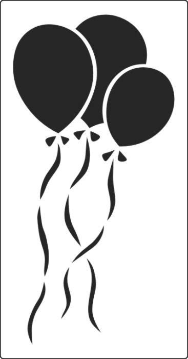 Balloon Stencil Available In Two Sizes Online Printables Stencils