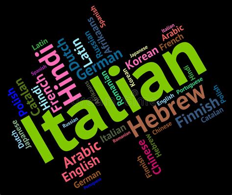 Las Demostraciones De Lengua Italiana Extranjeras Traducen Y