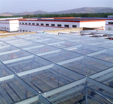 Surveying And Mapping Center Hall Flat Space Frame Structure Glass Roof