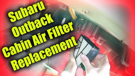 Check spelling or type a new query. 00-04 Subaru Outback Cabin Air Filter - YouTube