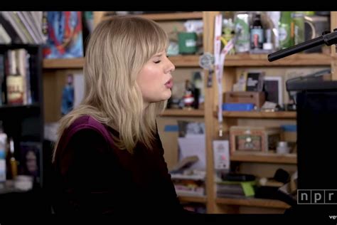 Watch Taylor Swifts Intimate Tiny Desk Concert For Npr Rolling Stone