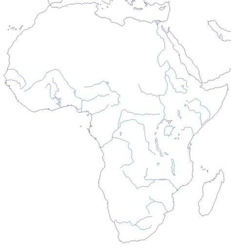 Planos Y Mapas Mapas Mudos De África