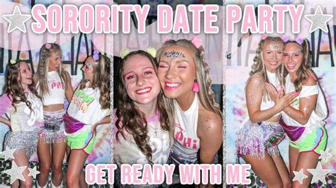 Sorority Date Party Grwm Rave Theme Qanda Pi Beta Phi The University Of Alabama Youtube