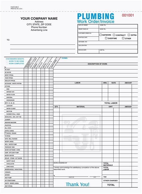 Plumbing Schedule Template