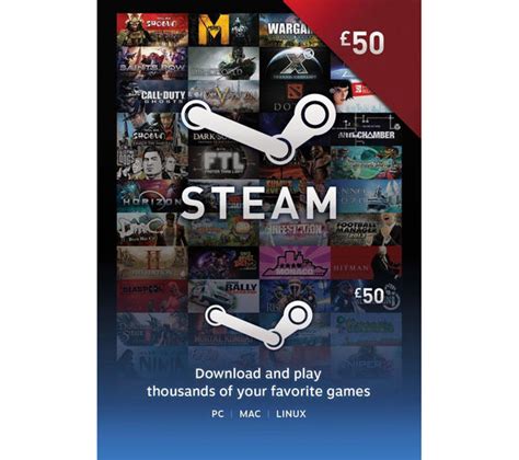 We did not find results for: Buy STEAM Steam Wallet Card - £50 | Free Delivery | Currys