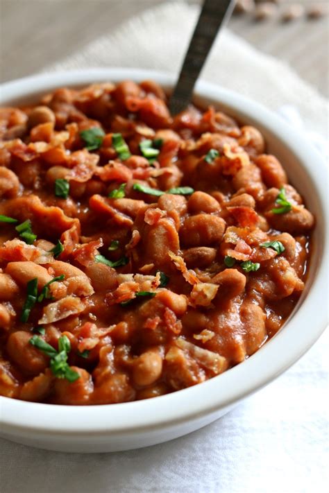 Paul's homemade ham & beans is the perfect {easy} recipe. Homemade Slow Cooker Pork and Beans - 365 Days of Slow ...