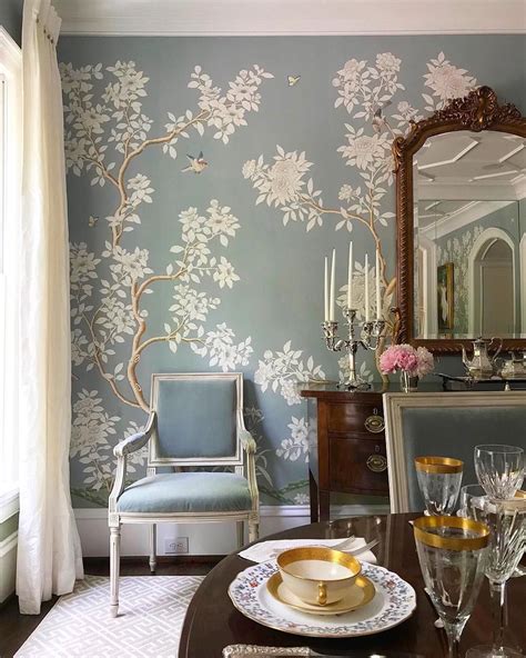 Pin By Kaye Sandeman On A Few More Details Dining Room Wallpaper