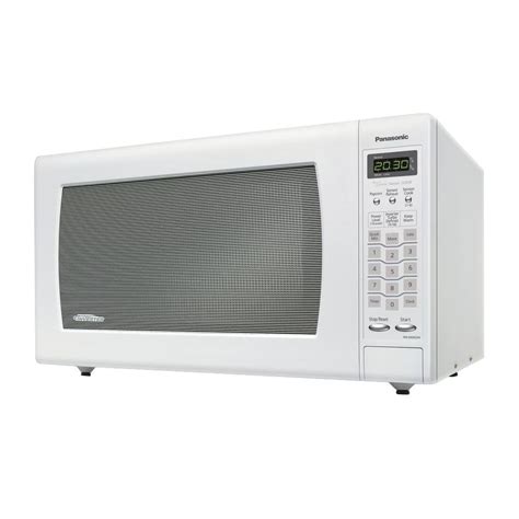 Panasonic 22 Cu Ft Countertop Microwave In White Nn Sn942w The