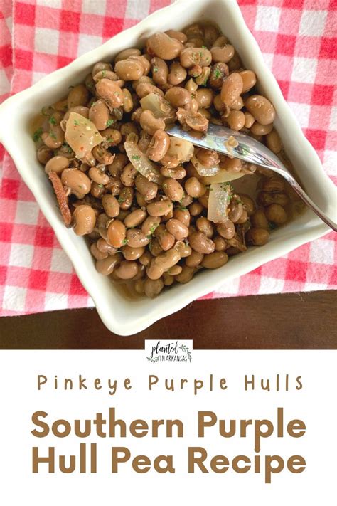 These Are The Best Pinkeye Purple Hull Peas This Fresh Purple Hull Pea Recipe Southern Style