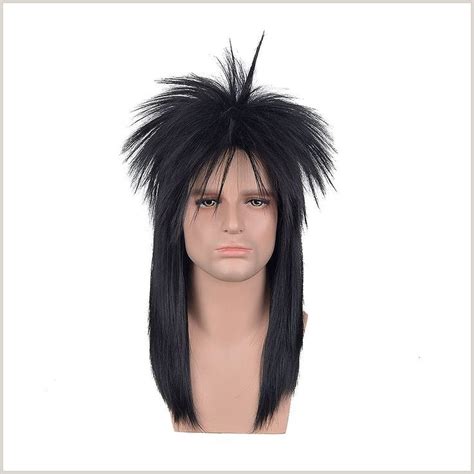80s Retro Rocker Wig Wig Disco Mullet Wig Halloween Costumes Punk