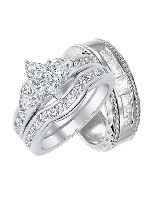 Cheap Matching Wedding Rings For Bride And Groom Wedding Rings Sets Ideas