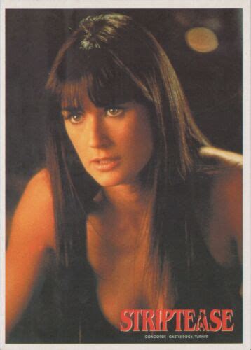 Striptease 1996 Movie Postcard 6 X 425 15 X 105 Cm Demi Moore Burt Reynold Ebay
