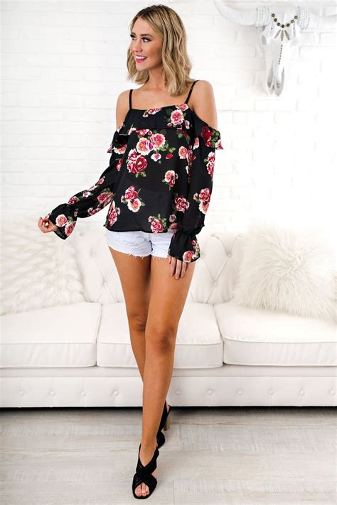 Adore Me Floral Top Black Fashion Summer Outfits Clothes