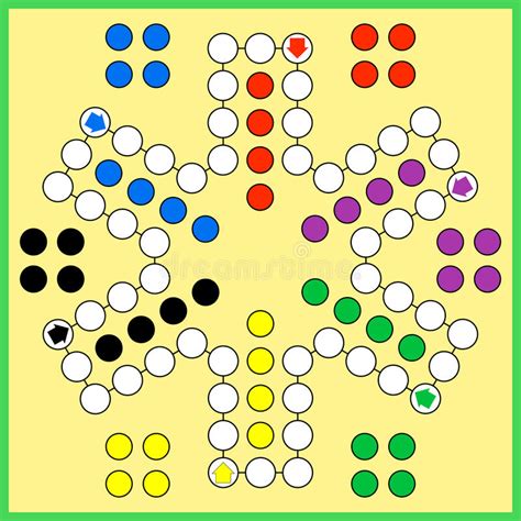How to make ludo with token and dice at home : Ludo Board Game Stock Vector - Image: 63422176