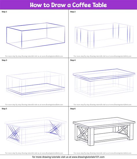 How To Draw A Coffee Table Apartmentairline8