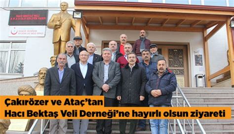 Sensiz benim bir dem karara mecalim yok, i̇hsanını ta'dâ da imkânım yok. Çakırözer ve Ataç'tan Hacı Bektaş Veli Derneği'ne hayırlı ...