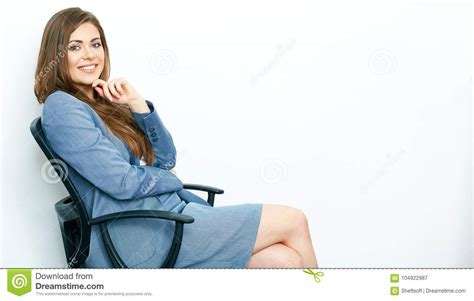 Business Woman Relax On Office Chear Stock Image Image Of Lady