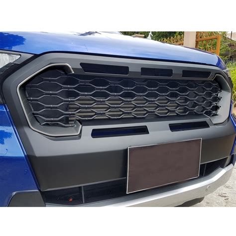Front Mesh Grill Fits Ford Ranger Wild Track Px3 2018 2019