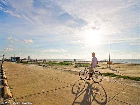 An Early Morning Bikeride On The Seawall Galveston Galveston Island Island